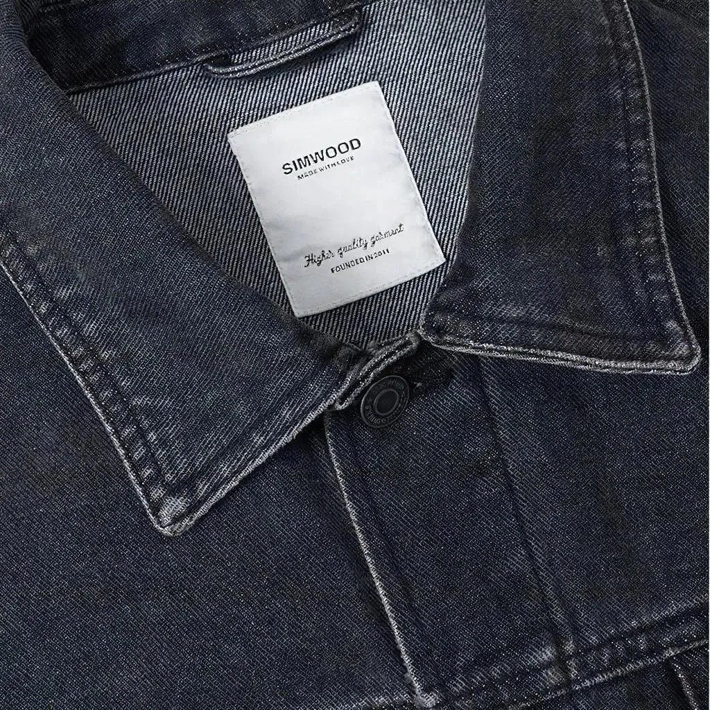 Heavyweight fashion denim jacket