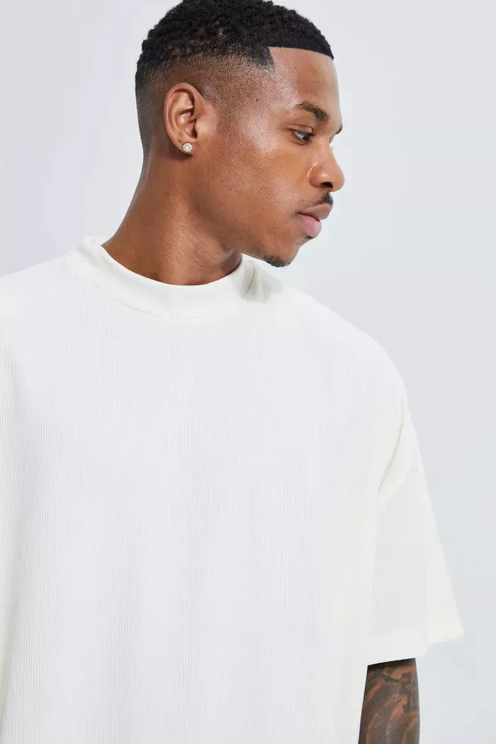 Heavyweight Oversize Solid T-Shirt Off White