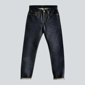 Heavyweight raw self-edge jeans