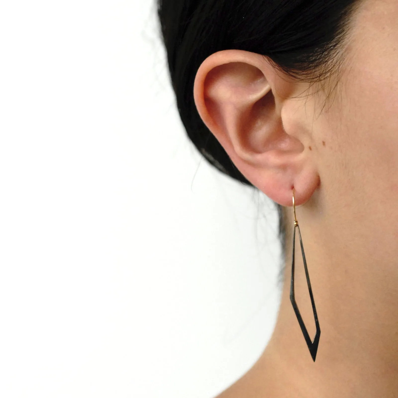 hedron dangle earrings