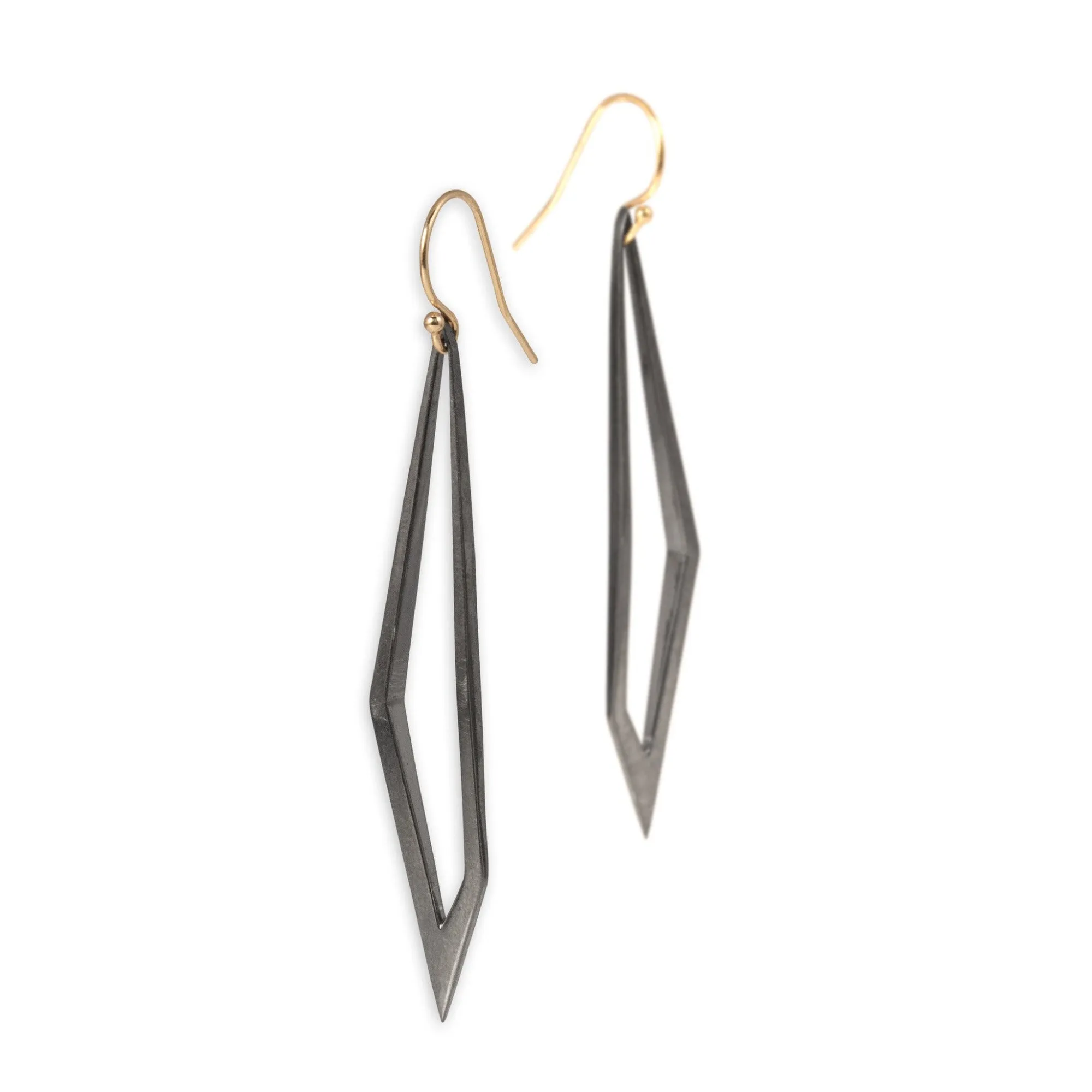 hedron dangle earrings