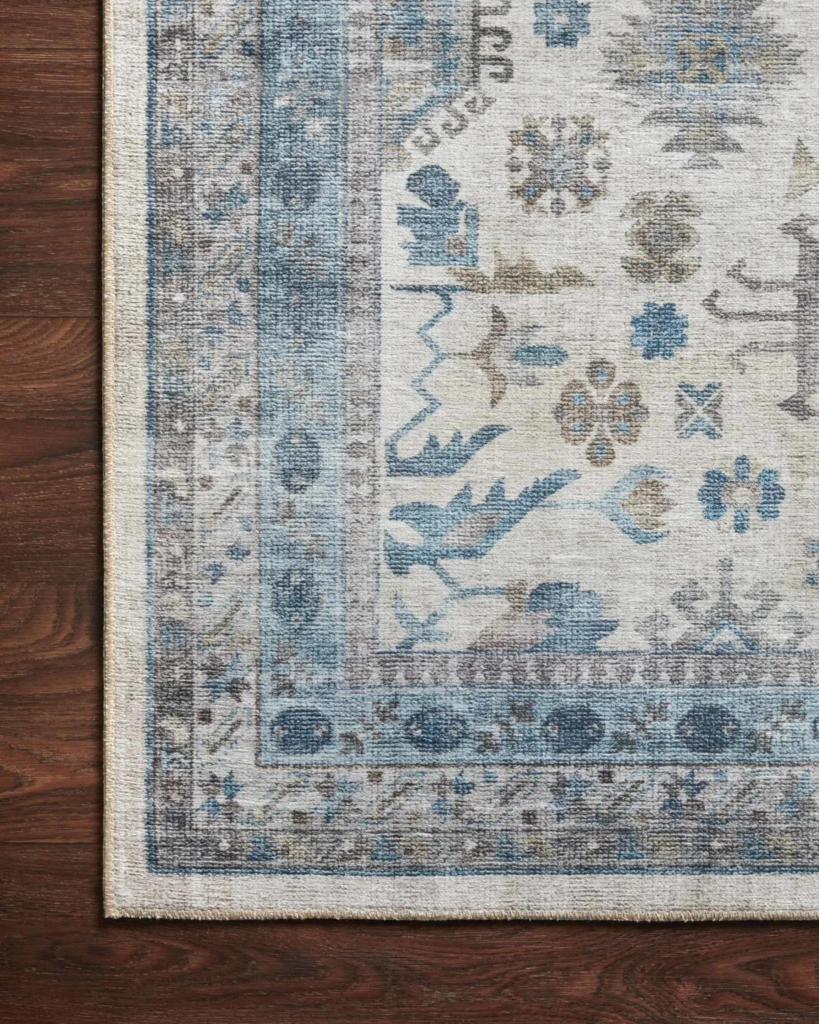 Heidi HEI-04 Ivory/Ocean Rug