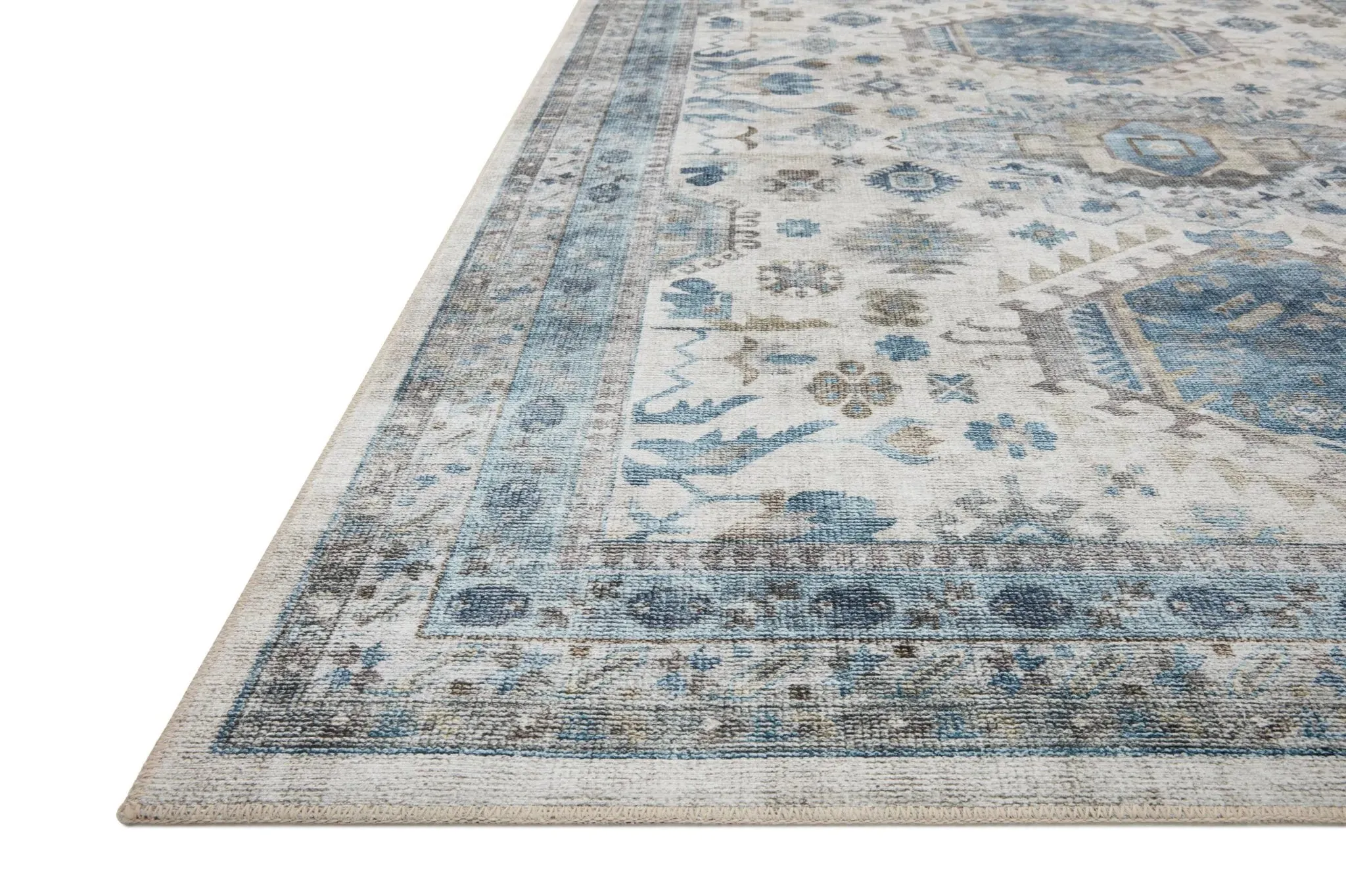 Heidi HEI-04 Ivory/Ocean Rug