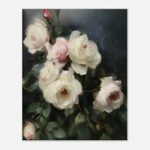 Heirloom Roses on Canvas