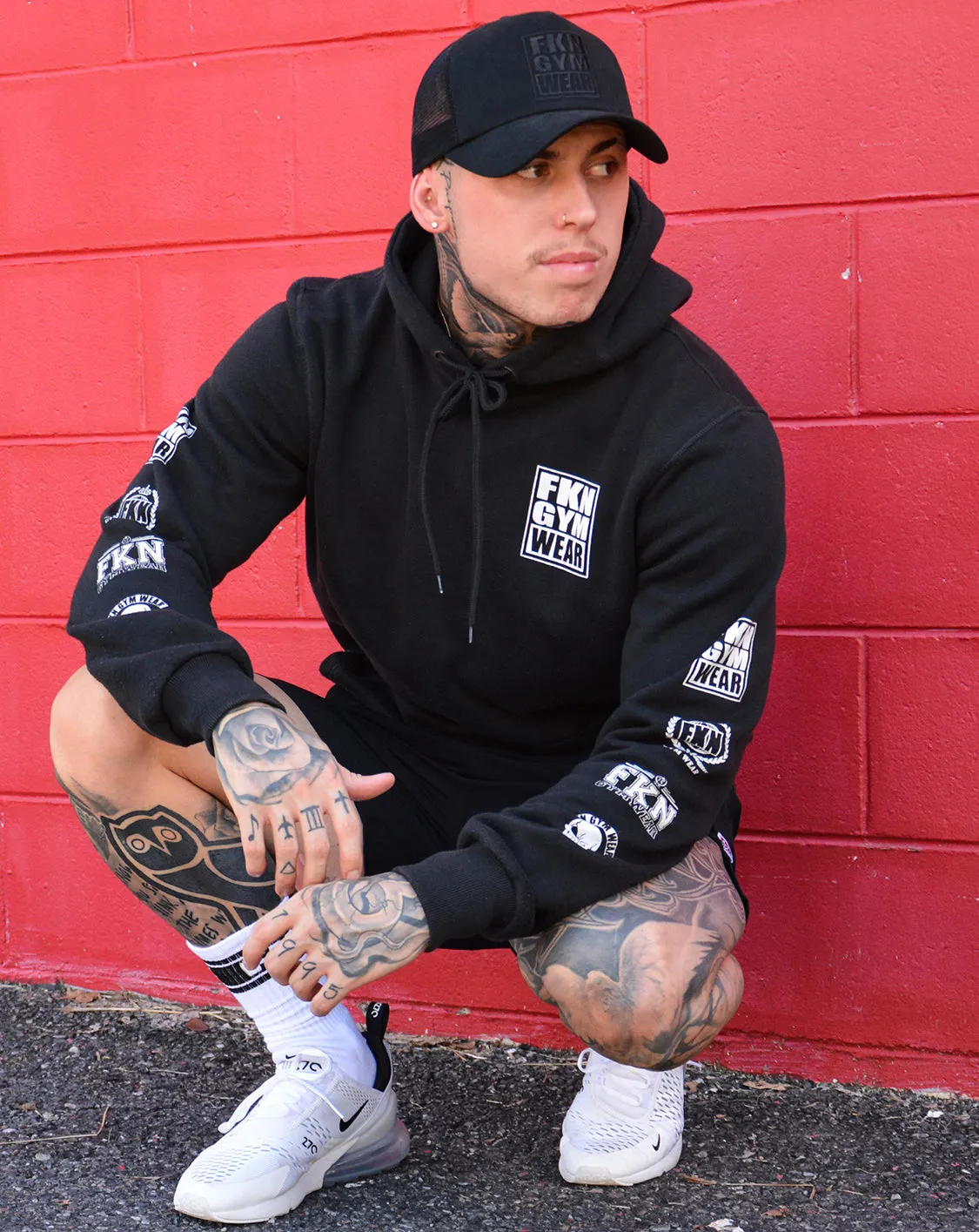 Heist | Men's Gym Hoodie | Black