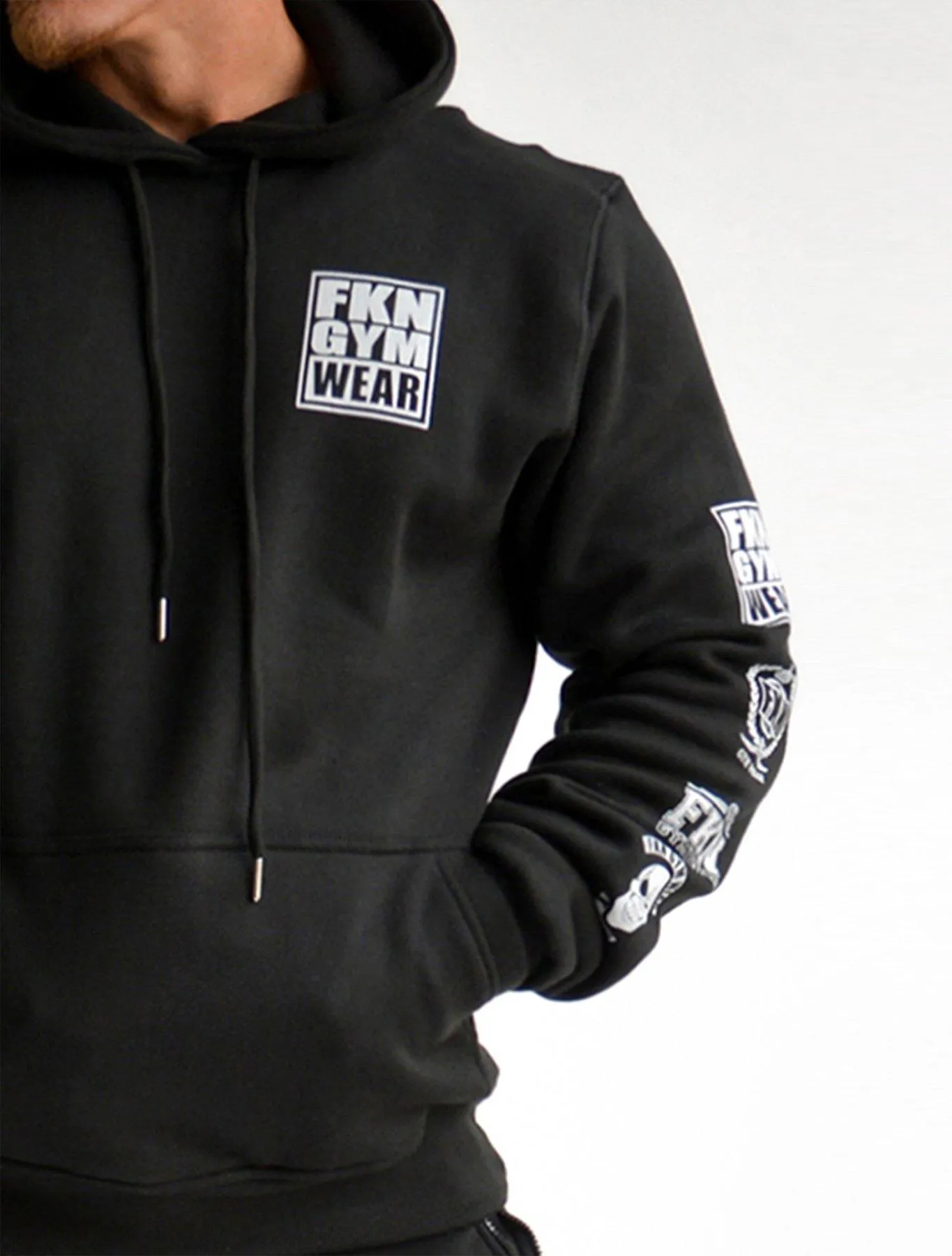 Heist | Men's Gym Hoodie | Black