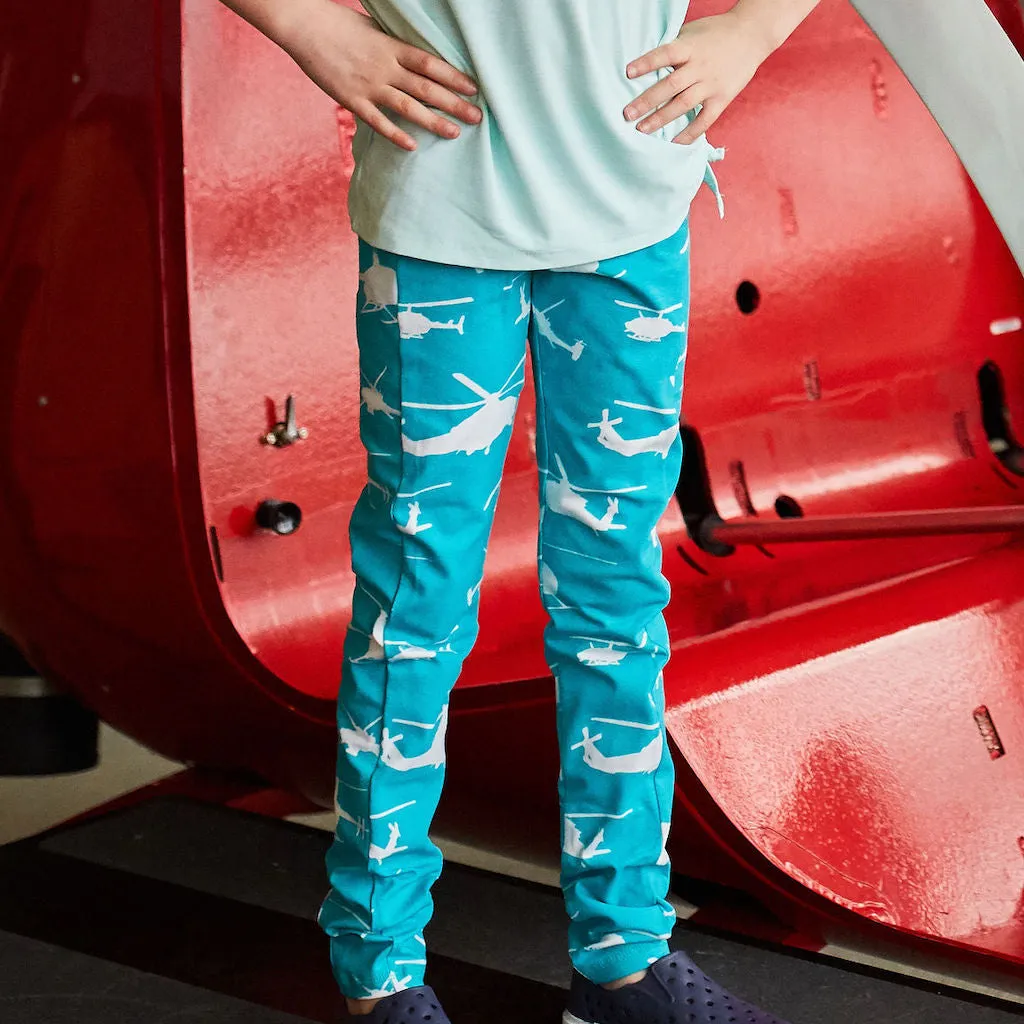 Helicopters Leggings with Pockets