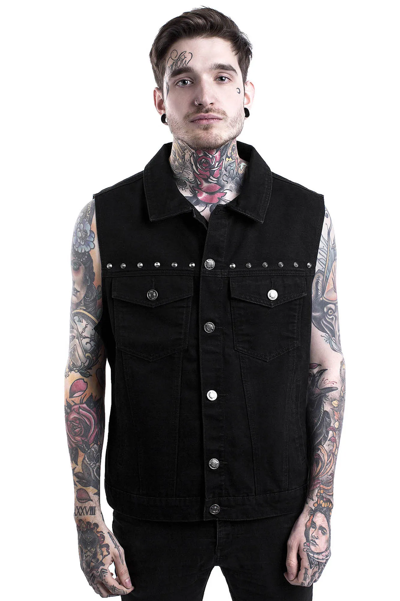 Hellcore Denim Vest [B]