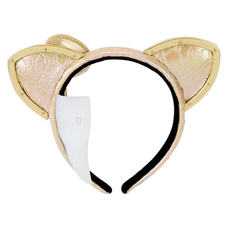 Hello Kitty 50th Anniversary Metallic Gold Ear Headband