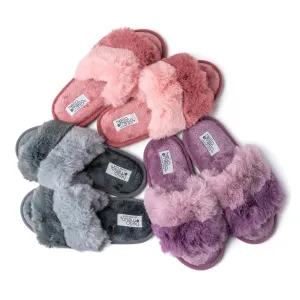 Hello Mello Cotton Candy Puff Slippers- 3 Colors!