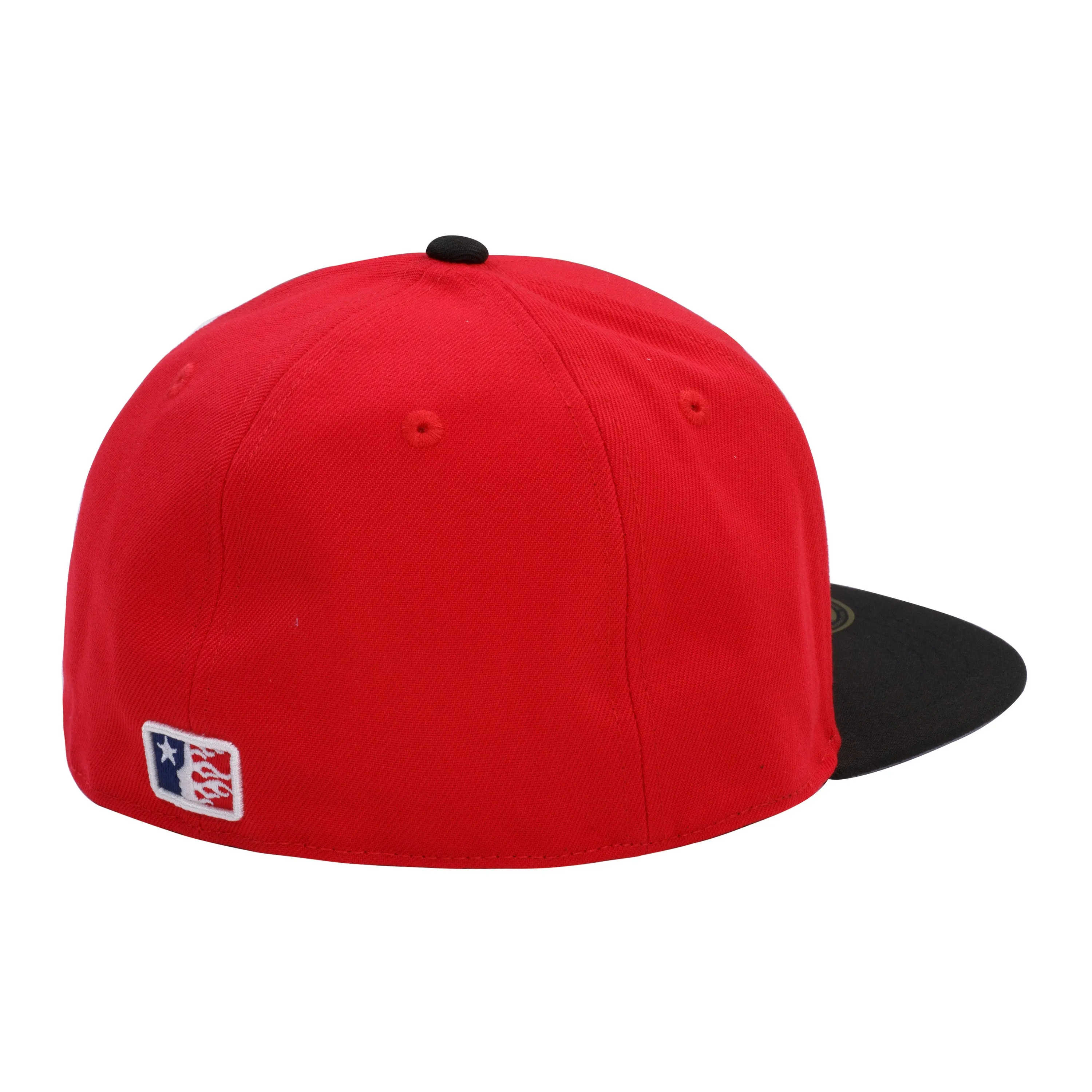 Hellstar Baseball Fitted Hat Red Black