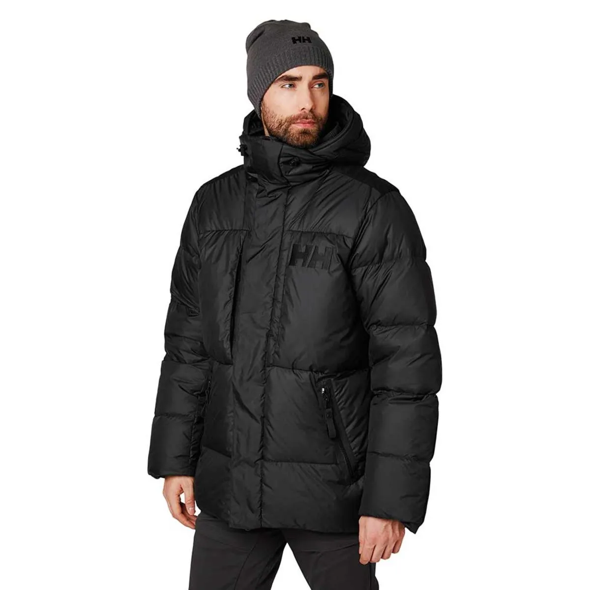 Helly Hansen Men's Arctic Patrol Down Parka Jacket (Black L)