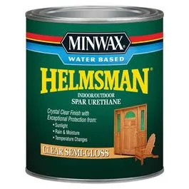 Helmsman Semi-Gloss Water-Based Spar Urethane, Qt.