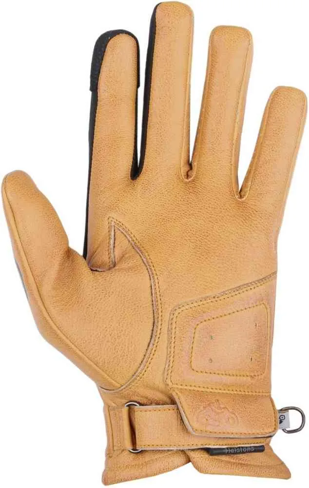 Helstons Custom Motorcycle Gloves, Brown