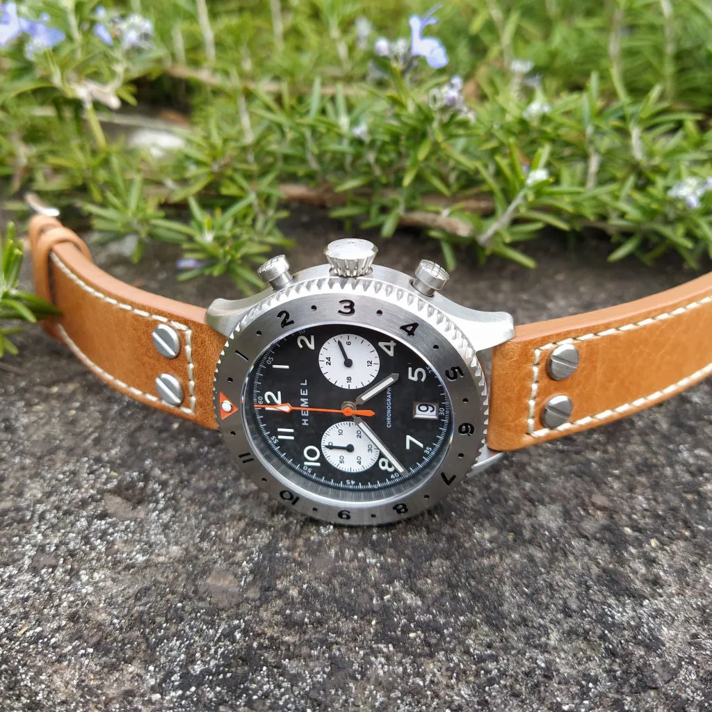 Hemel HFT20 Panda&nbsp;Date (VK64&nbsp;Mechaquartz)