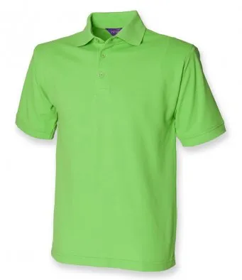 Henbury Heavy Poly/Cotton Piqué Polo Shirt