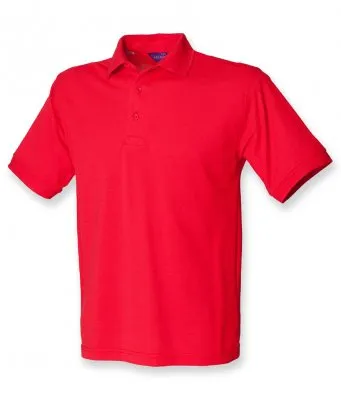 Henbury Heavy Poly/Cotton Piqué Polo Shirt