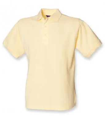 Henbury Heavy Poly/Cotton Piqué Polo Shirt