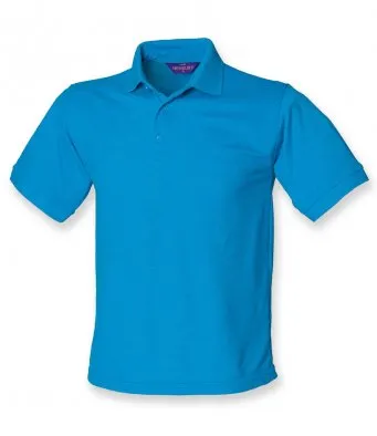 Henbury Heavy Poly/Cotton Piqué Polo Shirt