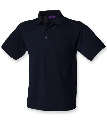 Henbury Heavy Poly/Cotton Piqué Polo Shirt