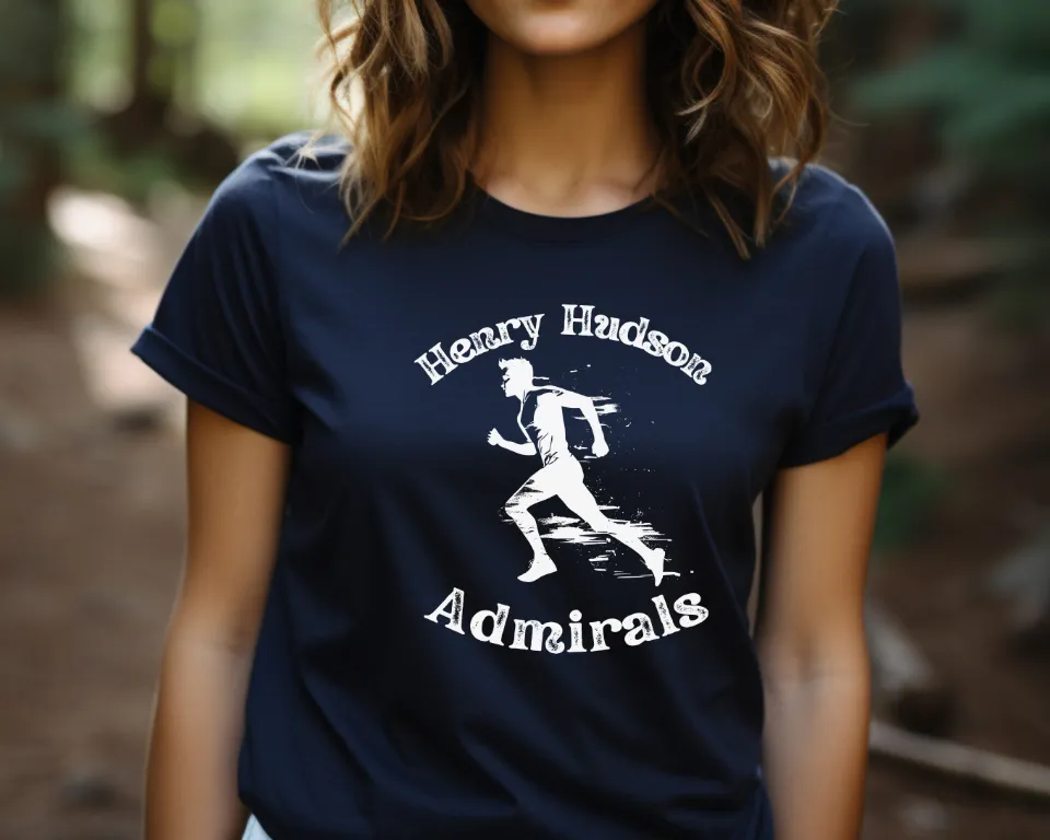 Henry Hudson Track Tee Shirt, Adult UNISEX