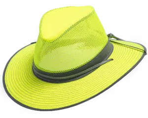 Henschel Aussie Hat- Made in the USA- HI-VIZ