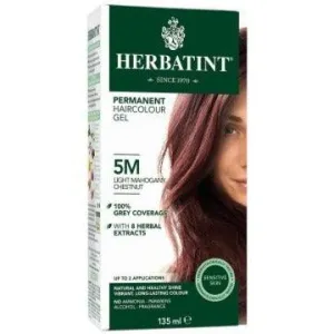 Herbatint Permanent Hair Colour Gel Light Mahogany Chestnut 5M 135mL *Limit of 3 Per Order*