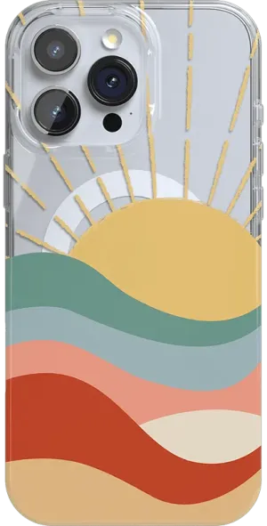 Here Comes the Sun | Colorblock Sunset Case