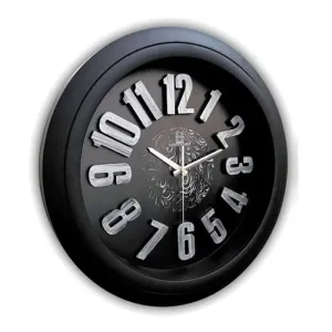 Heritage Wall Clock Sunrise Black