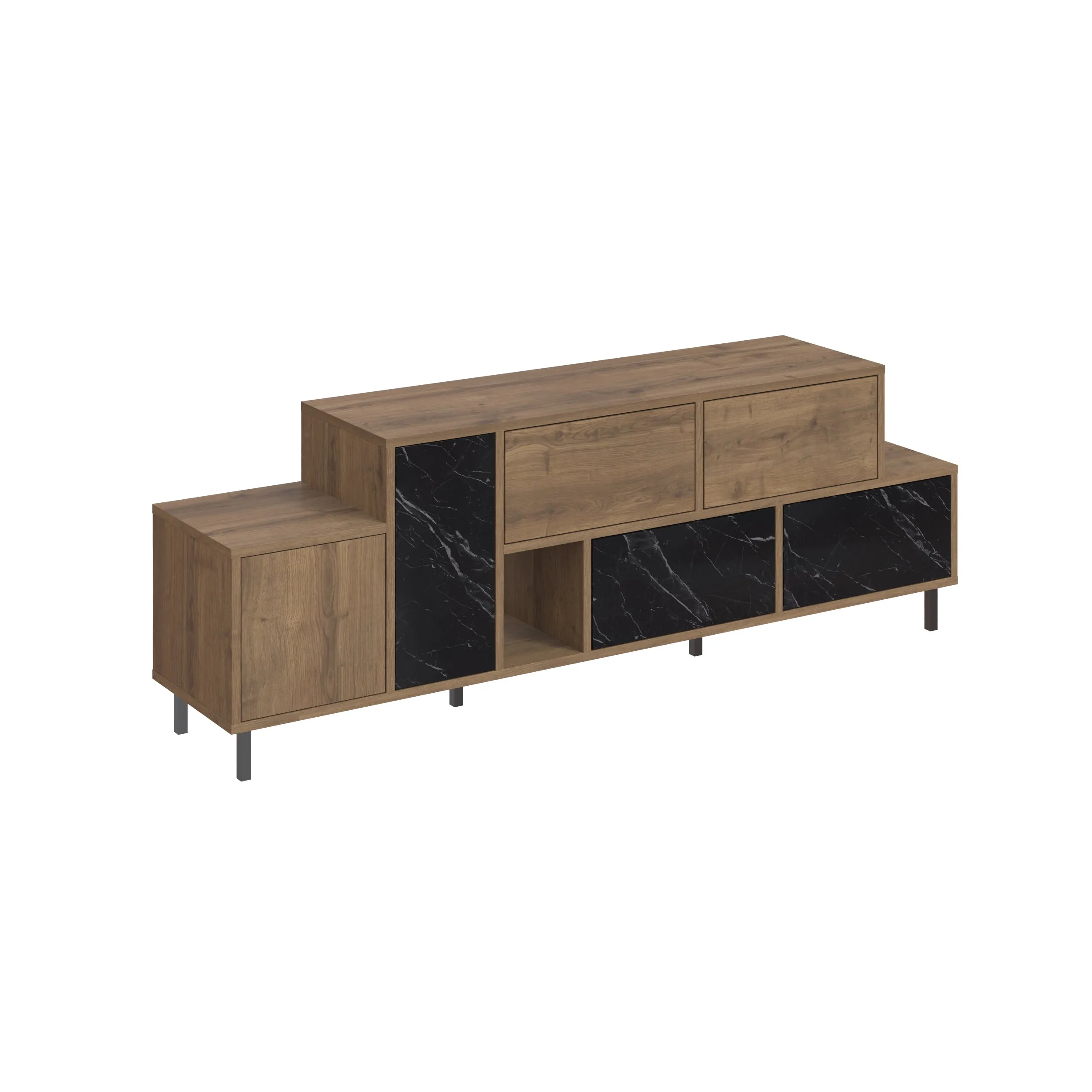 Hermes Modern TV Stand Multimedia Centre With Storage Cabinet 171.2 cm