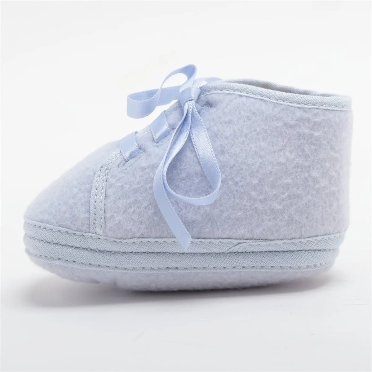 Hermès Wool Angora Baby Shoes  Blue