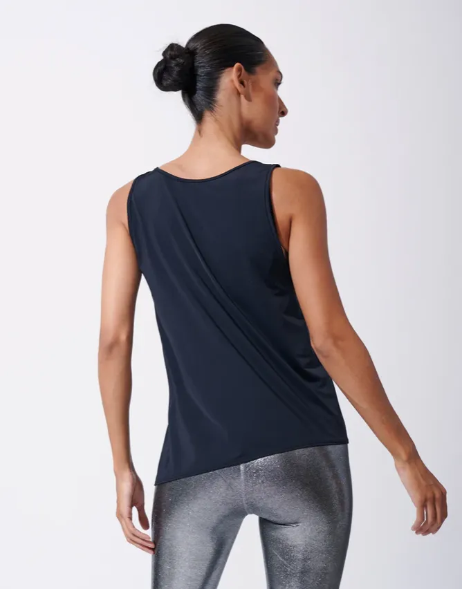 Heroine Sport | Wrap Tank | Black