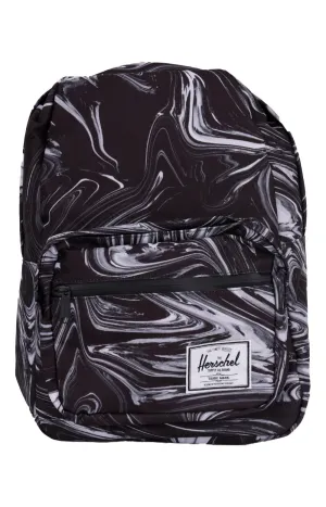 Herschel Pop Quiz Backpack - Black Paint Pour Design