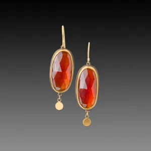 Hessonite Garnet Earrings