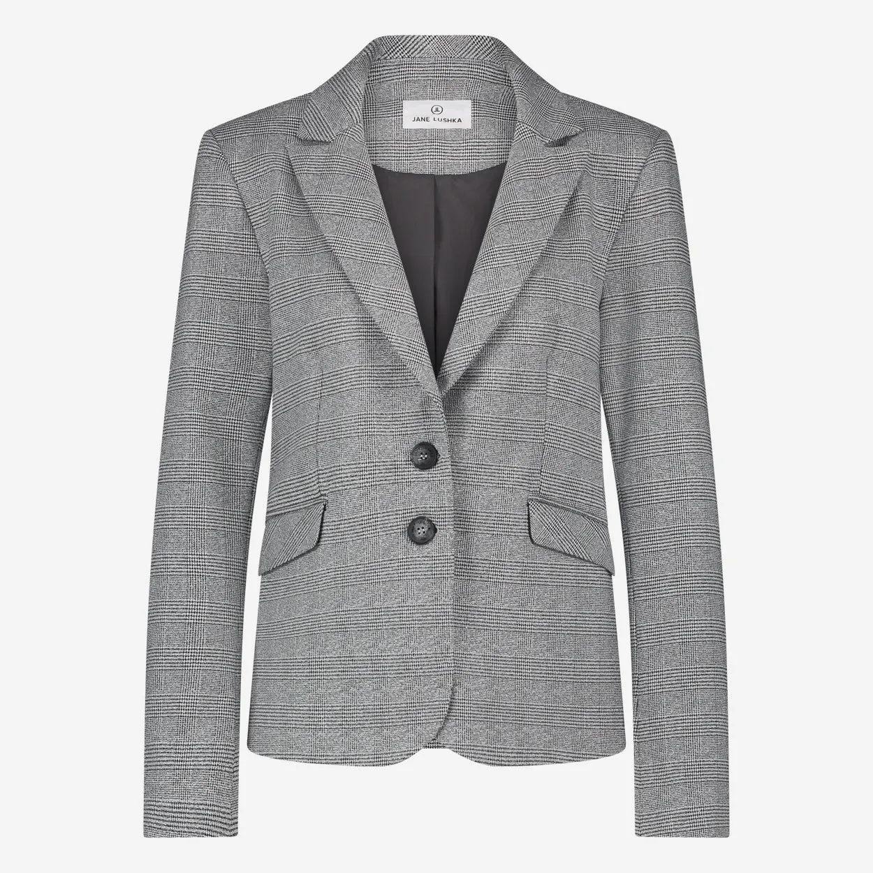 Hetty Blazer | Silver Shiny