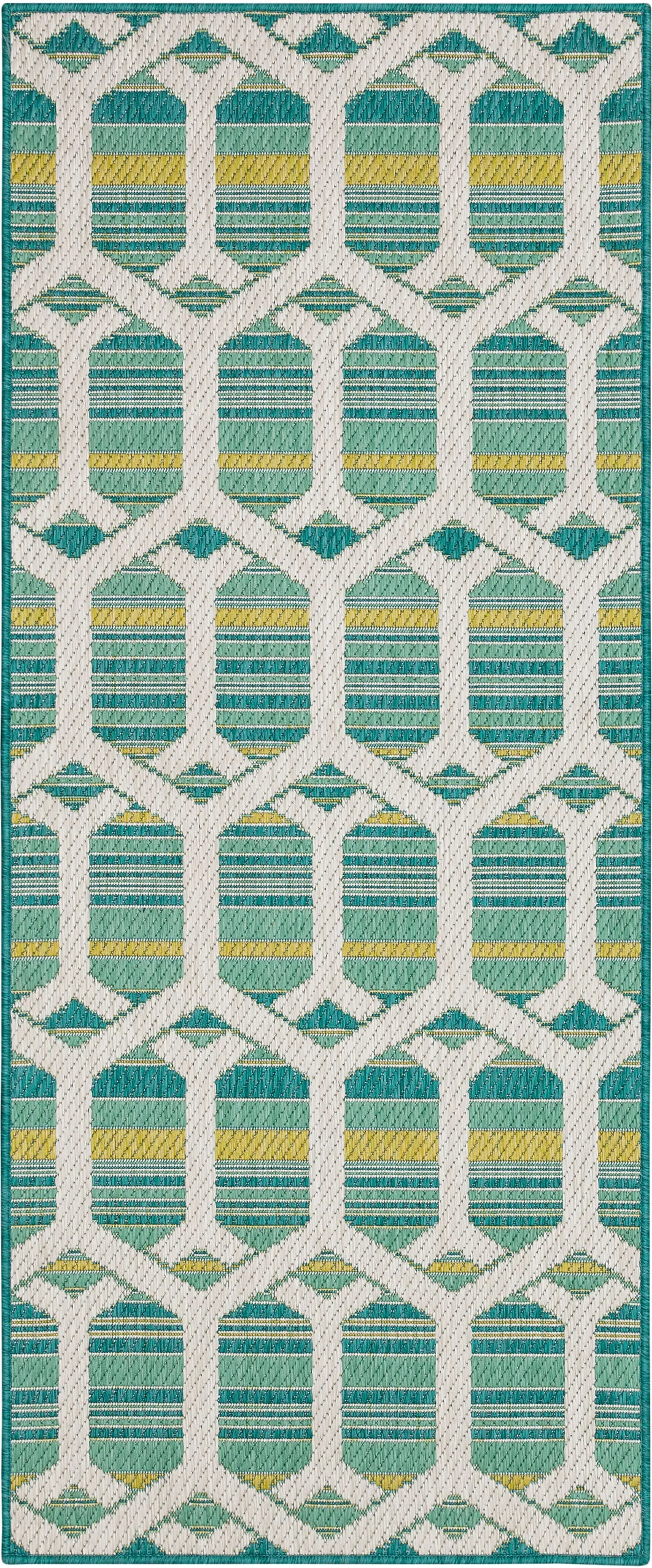 Hex Trellis Dark Teal