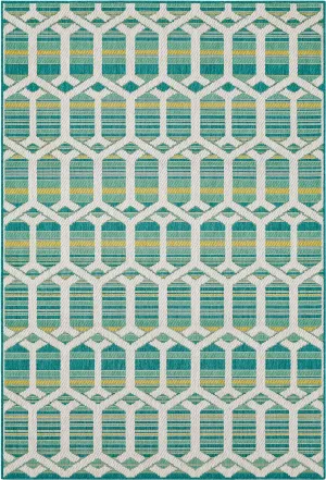 Hex Trellis Dark Teal