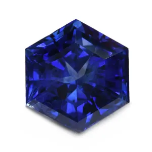 Hexagonal Blue Sapphire