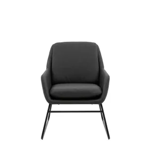 Hicks Lounge Chair – Charcoal