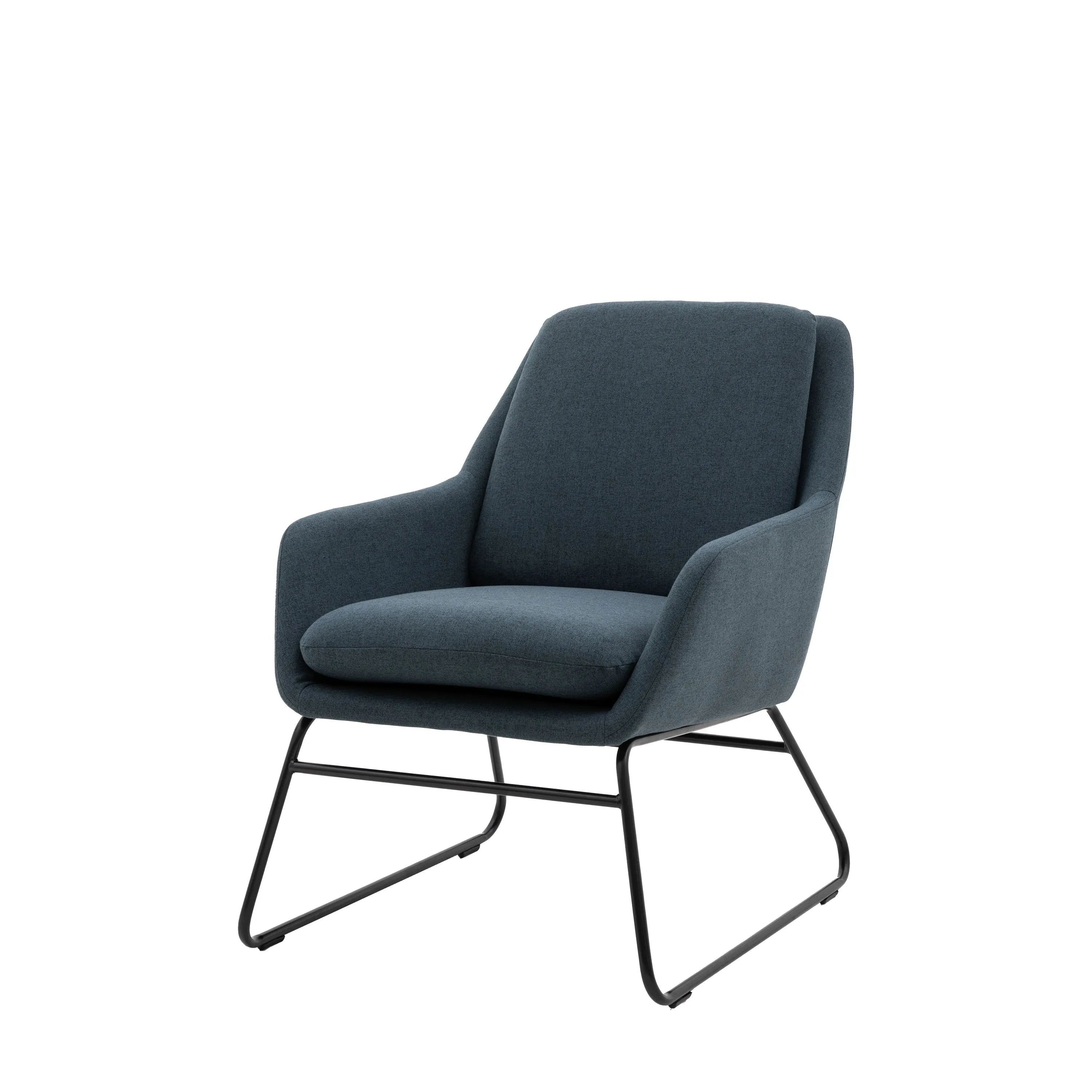 Hicks Lounge Chair – Midnight Blue