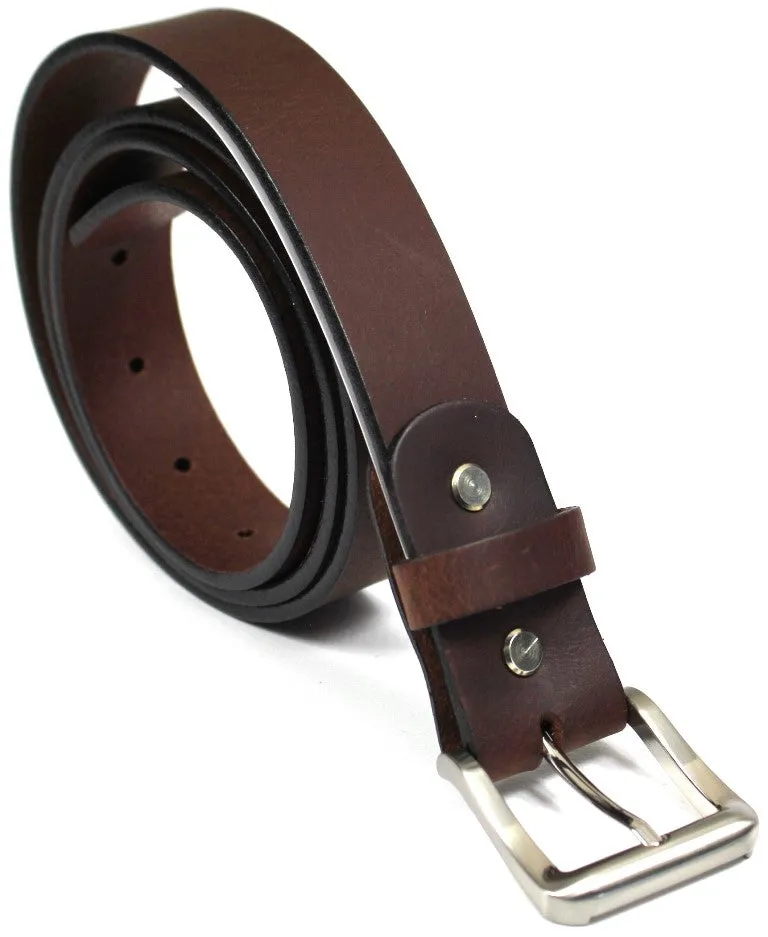 Hide & Chic Genuine Full Grain Leather Men’s Belts. Style: 45008