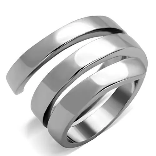 High polished (no plating) Stainless Steel Ring with No Stone for Women Style TK1519