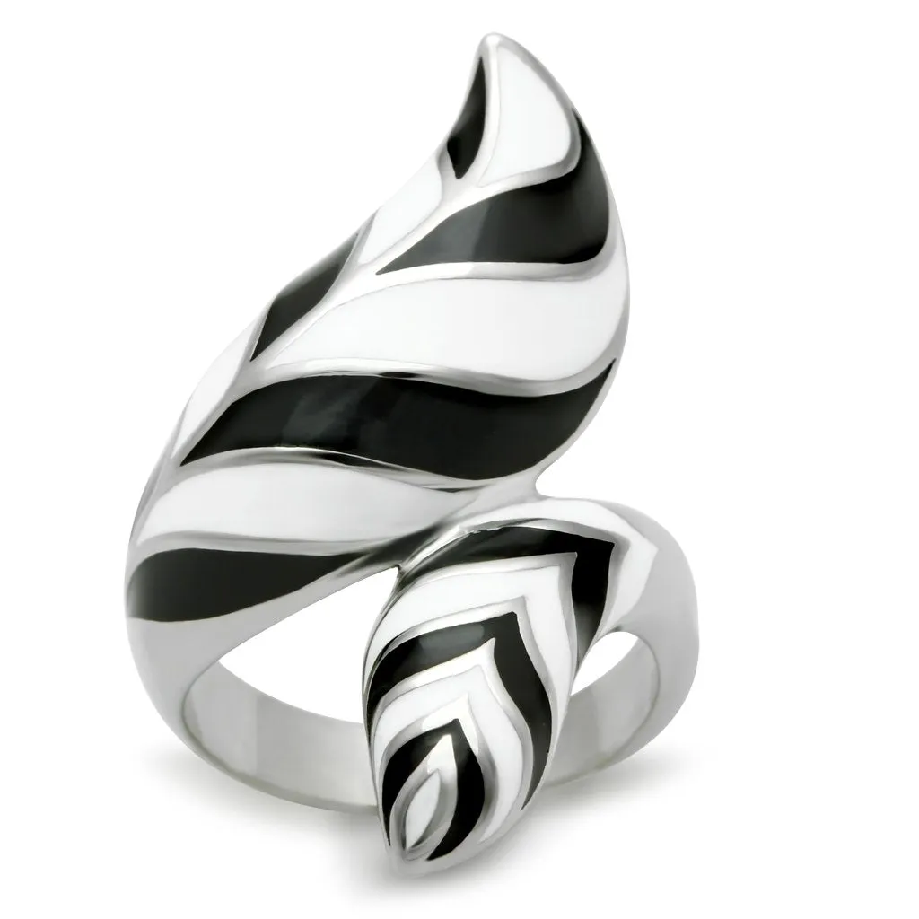 High polished (no plating) Stainless Steel Ring with No Stone for Women Style TK227