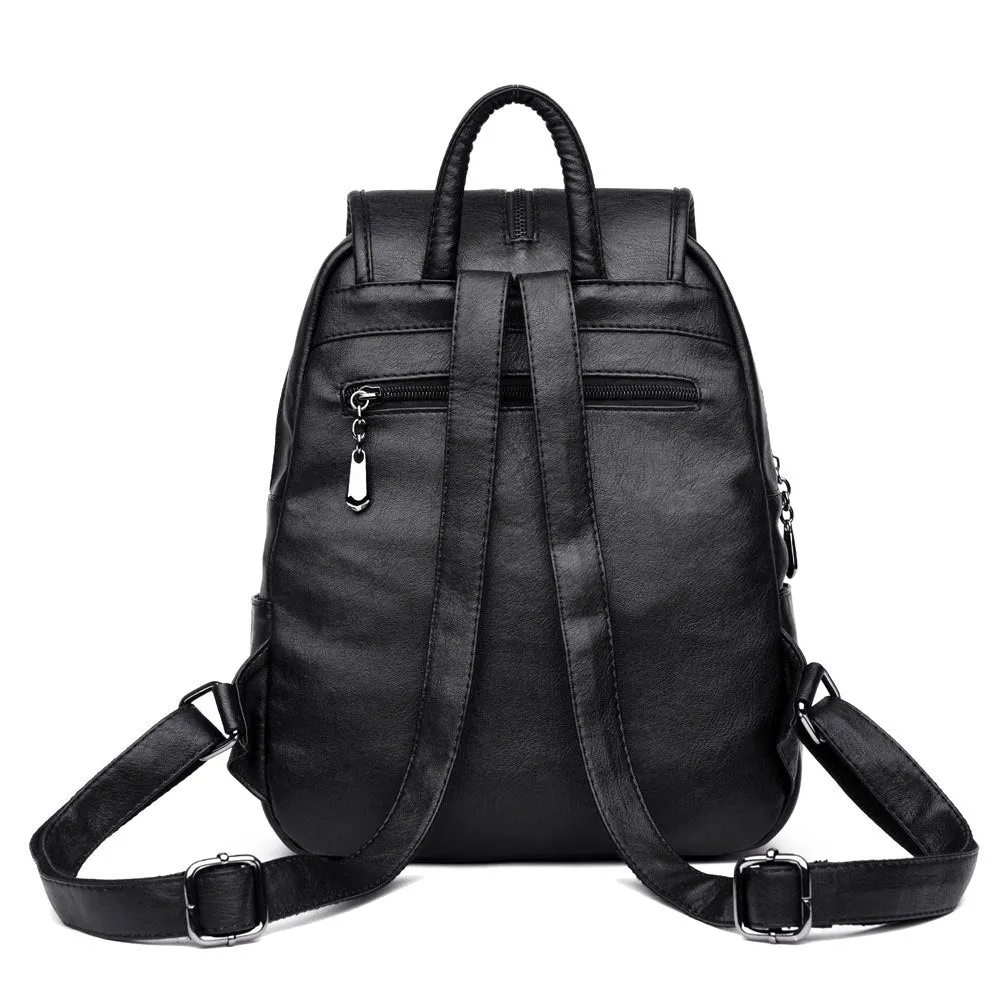 High Quality Leather Vintage Backpack