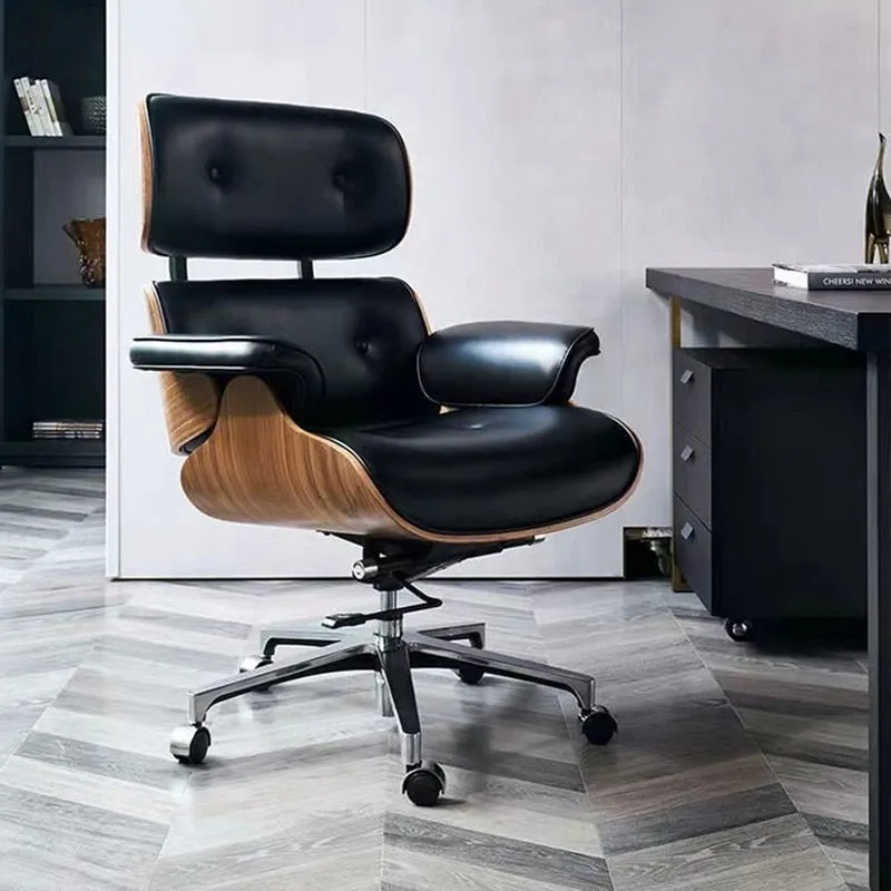 High-Quality Modern Leather Office Chair, Comfortable and Rotating