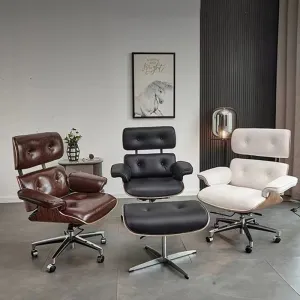 High-Quality Modern Leather Office Chair, Comfortable and Rotating