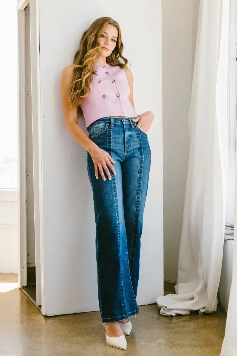 High Rise Relaxed Flare Jeans