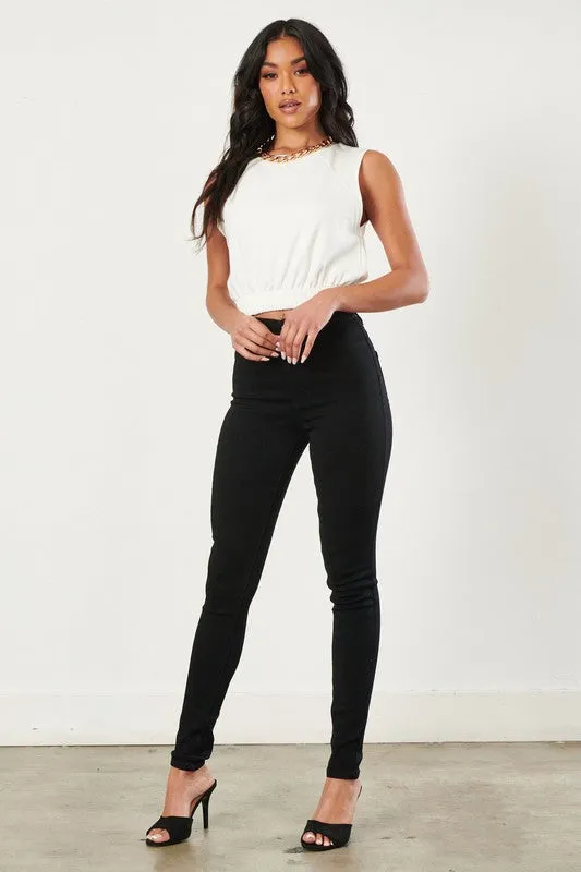 High Waisted Skinny Jean