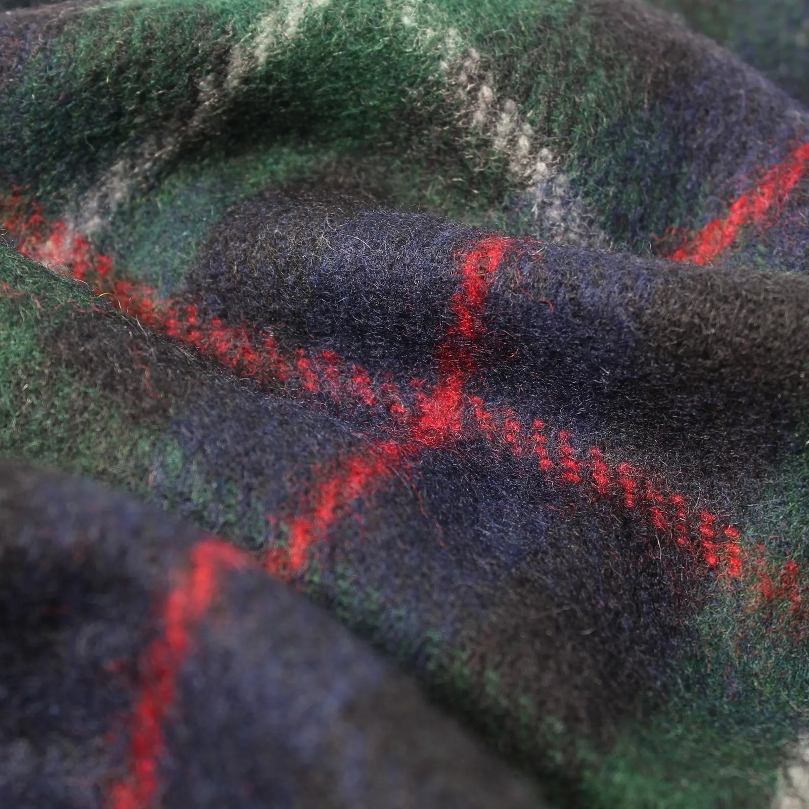 Highland Wool Blend Tartan Blanket / Throw Extra Warm Mackenzie