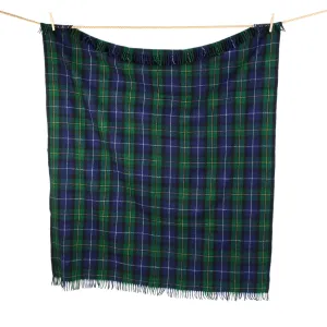 Highland Wool Blend Tartan Blanket / Throw Extra Warm Macneil Of Barra